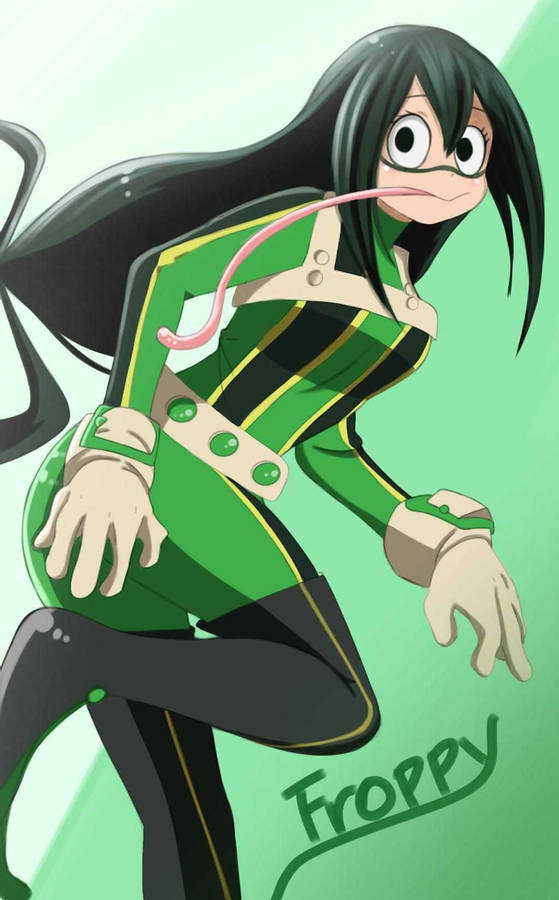 Froppy Hero From Mha Wallpaper