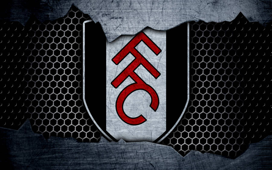 Fulham Fc Black Honeycomb Aesthetic Wallpaper