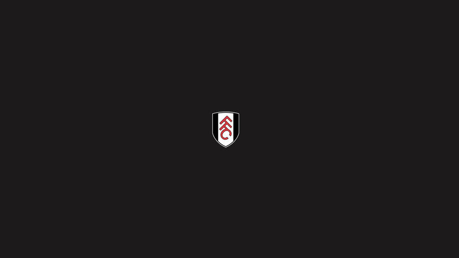 Fulham Fc Tiny Crest Black Background Wallpaper