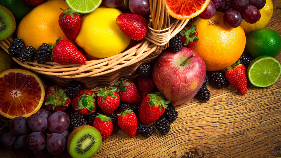 Full 4k Assorted Fruits Wallpaper