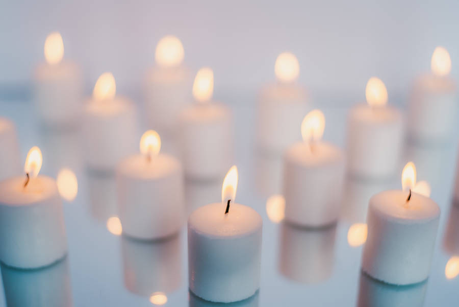 Full 4k Desktop Candles Wallpaper