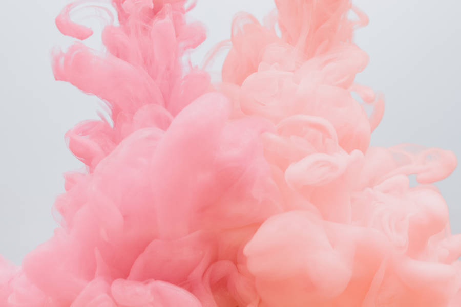 Full 4k Desktop Pink Smoke Wallpaper