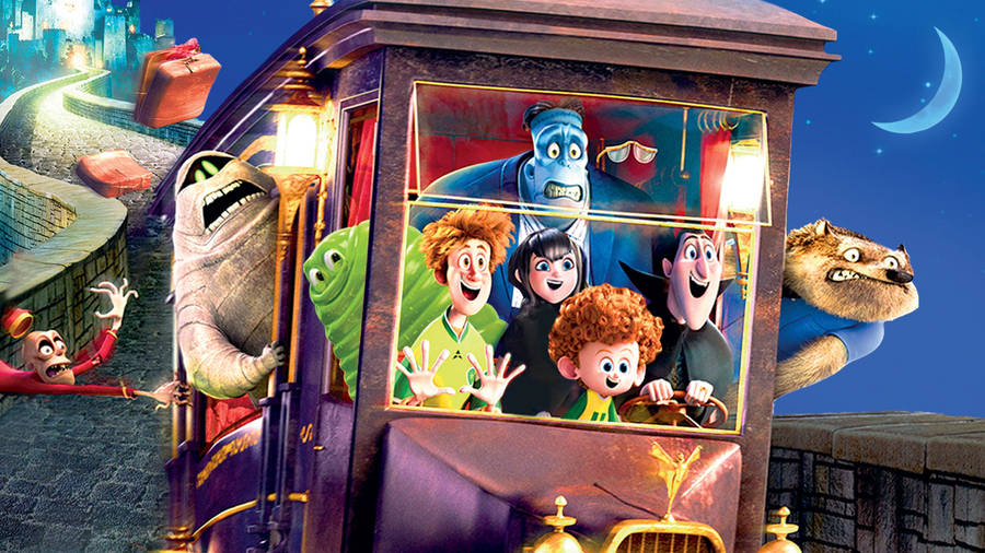 Fun Carriage Ride Hotel Transylvania 2 Wallpaper