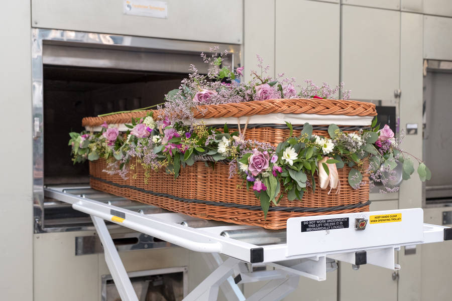 Funeral Coffin Cremation Wallpaper