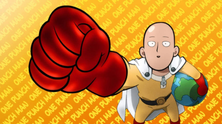 Funny Anime Bald Saitama Wallpaper