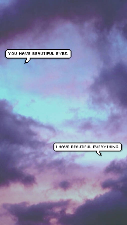 Funny Beautiful Conversation Aesthetic Wallpaper