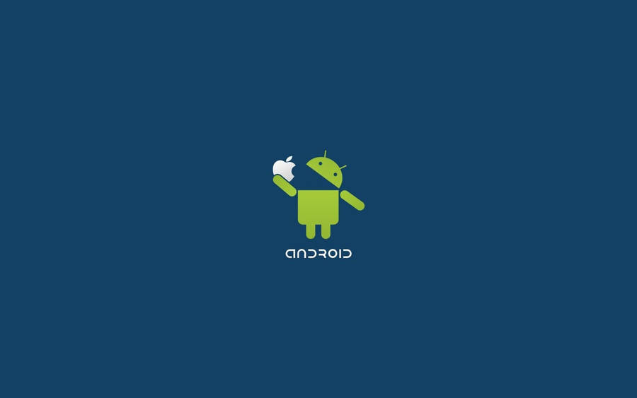 Funny Computer Android And Apple Wallpaper
