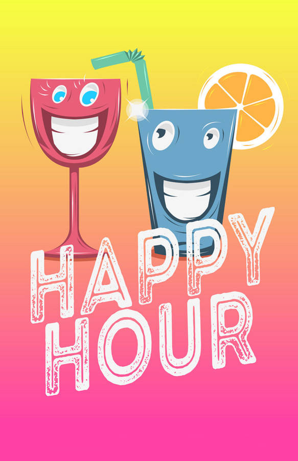 Funny Happy Hour Wallpaper