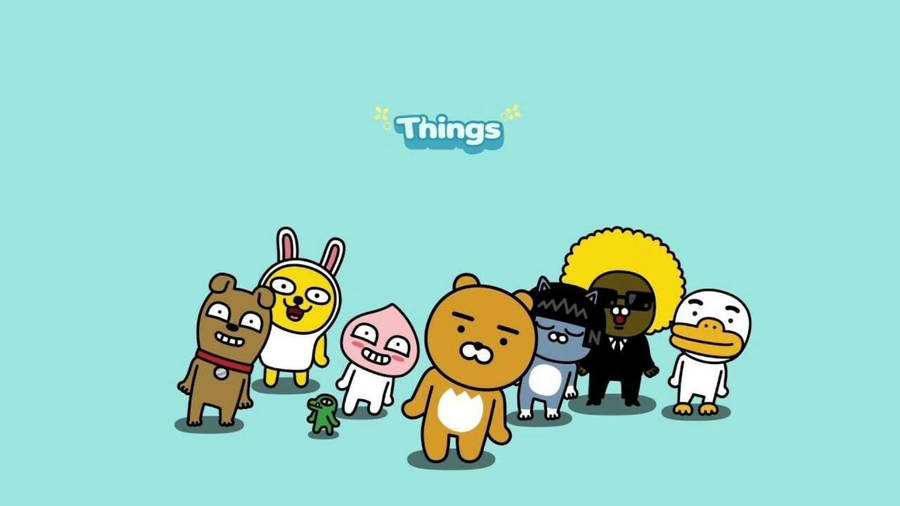 Funny Kakao Friends Wallpaper