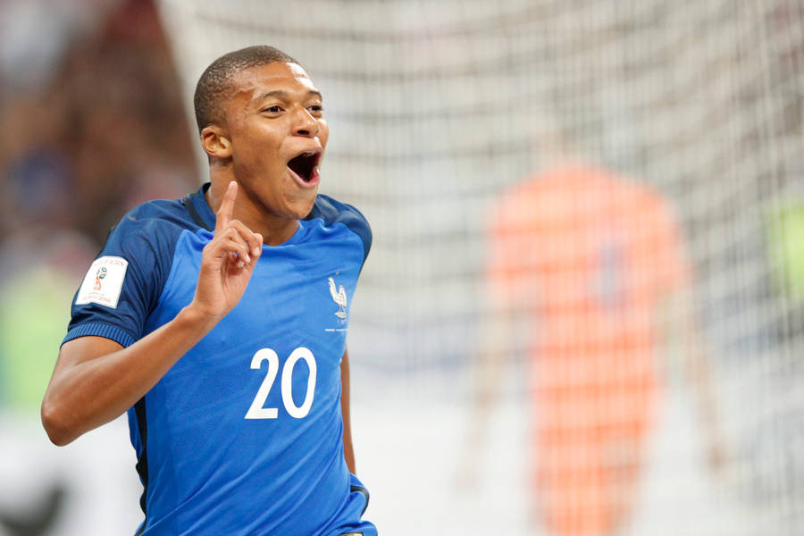 Funny Kylian Mbappe Wallpaper