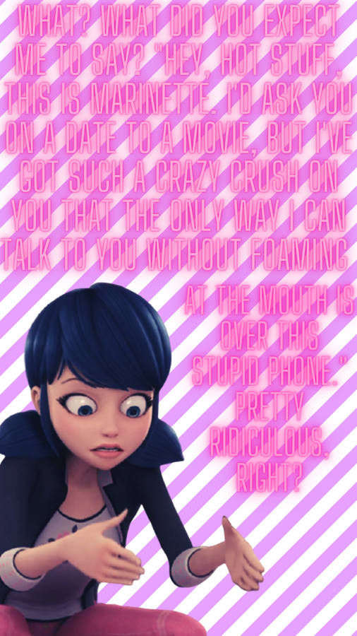 Funny Marinette Meme Wallpaper