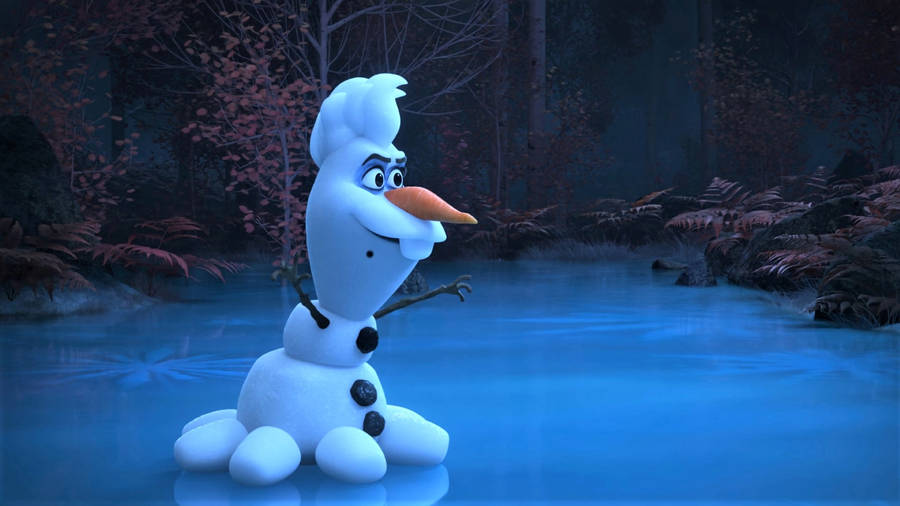 Funny Olaf Scene Wallpaper