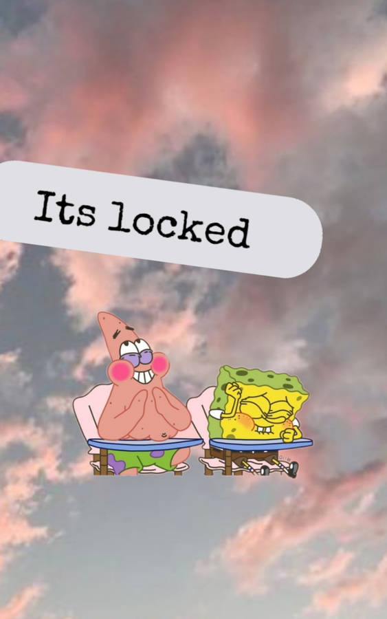 Funny Spongebob Screen Aesthetic Wallpaper