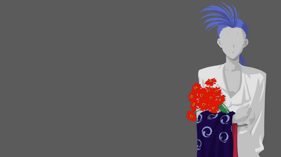 Fushigi Yuugi Chichiri Minimalist Wallpaper