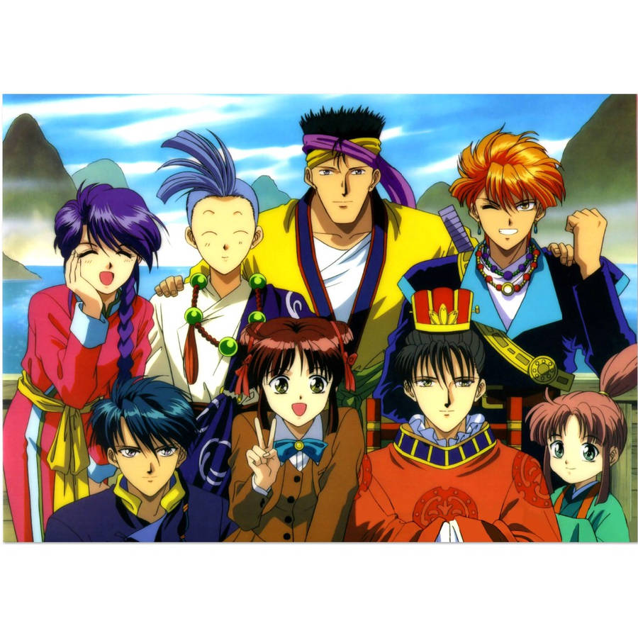 Fushigi Yuugi Suzaku Family Art Photo Wallpaper