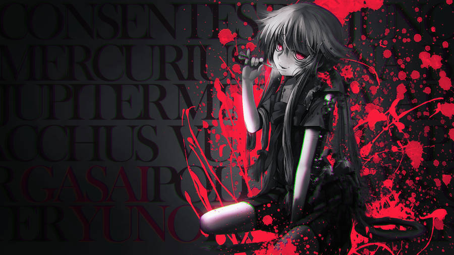 Future Diary Yuno Fan Art Wallpaper