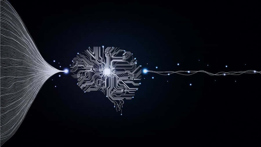 Futuristic Artificial Intelligence Concept Wallpaper