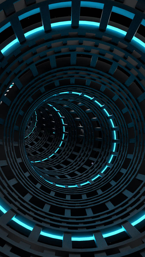 Futuristic Tunnel Iphone Live Wallpaper