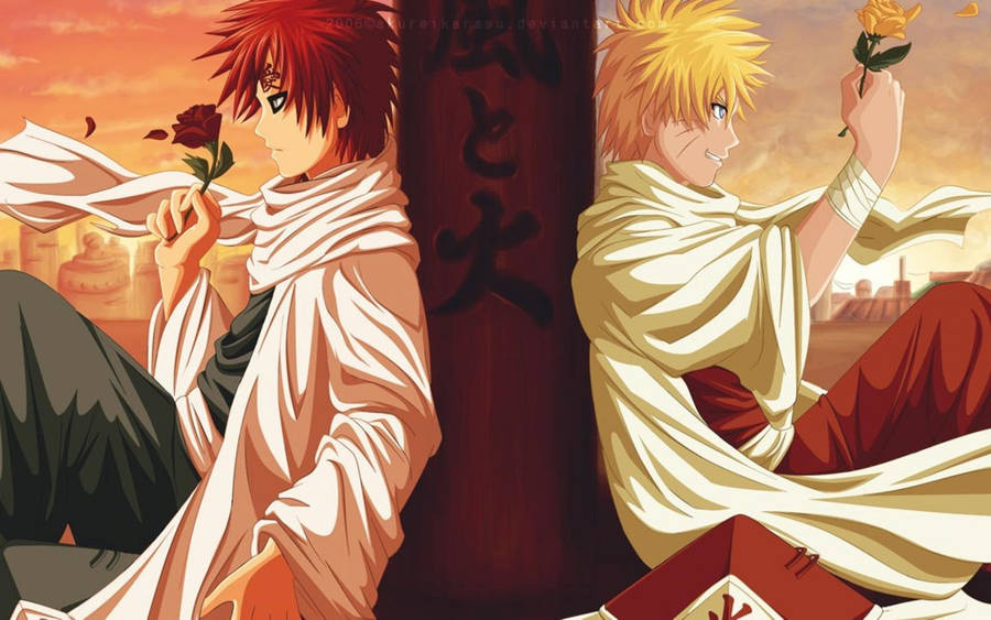 Gaara Red Rose Wallpaper