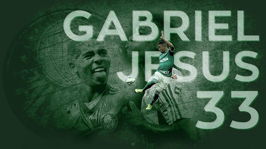 Gabriel Jesus Number 33 Wallpaper