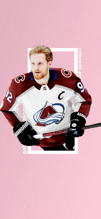 Gabriel Landeskog Pretty In Pink Wallpaper