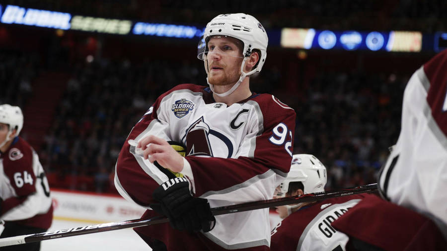 Gabriel Landeskog Swedish Professional Ice Hockey Wallpaper