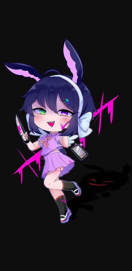 Gacha Club Killer Bunny Wallpaper