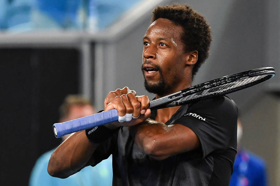 Gael Monfils Looking Up Wallpaper