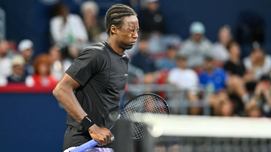 Gael Monfils Sporting Stylish Braids Wallpaper