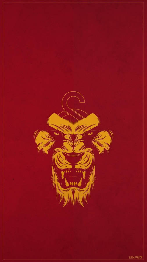 Galatasaray Yellow Lion Icon Wallpaper