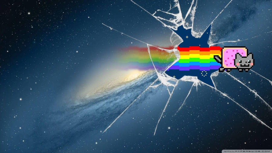 Galaxy Nyan Cat Cool Pc Wallpaper