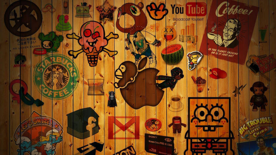 Gambar Pop Culture Icons On Wall Wallpaper