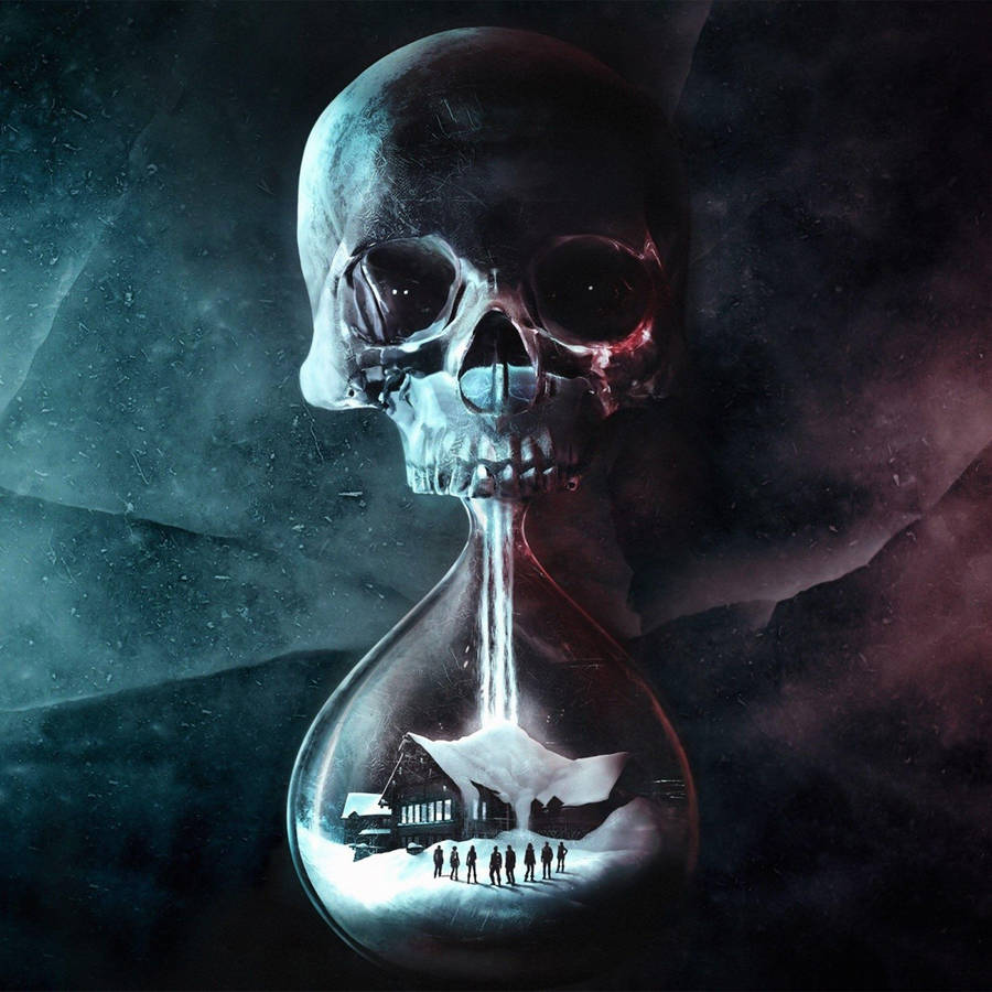 Gambar Until Dawn Skull Hourglass Wallpaper