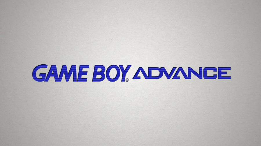 Game Boy Advance Logo Wallpaper