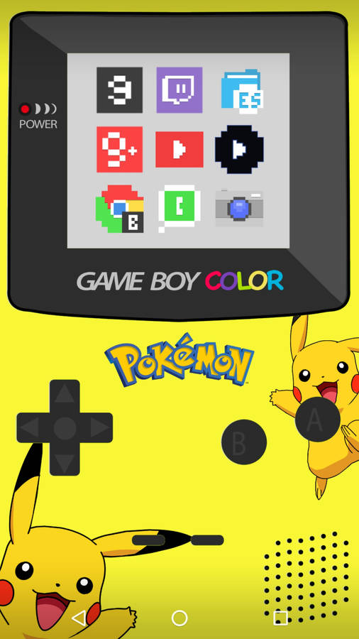 Game Boy Color Pikachu Wallpaper