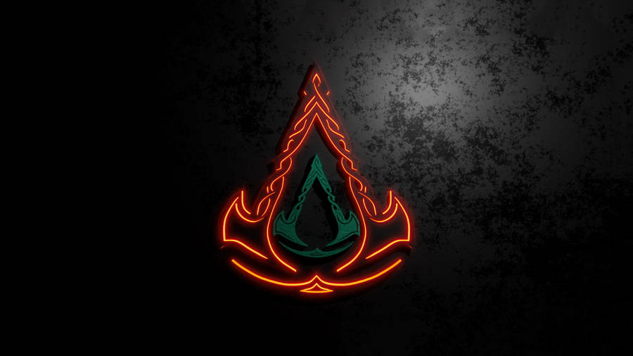 Gaming Logo Of Assassin's Creed Valhalla Wallpaper