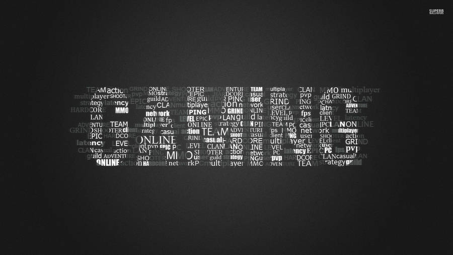 Gaming Text Profile Wallpaper