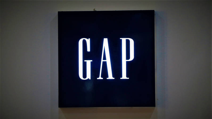 Gap Logo Wall Signage Wallpaper