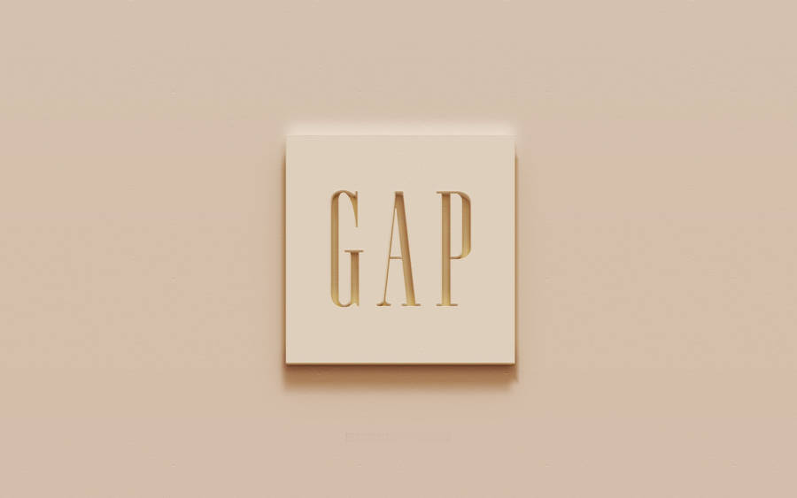 Gap's Pastel Pink Logo Aesthetic Wallpaper