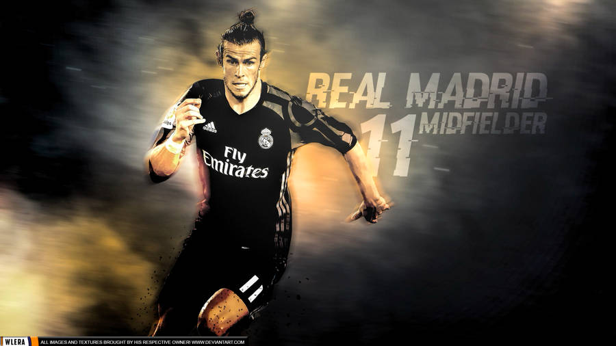 Gareth Bale Real Madrid Midfielder Poster Wallpaper