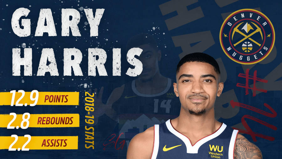 Gary Harris Stats Poster Wallpaper