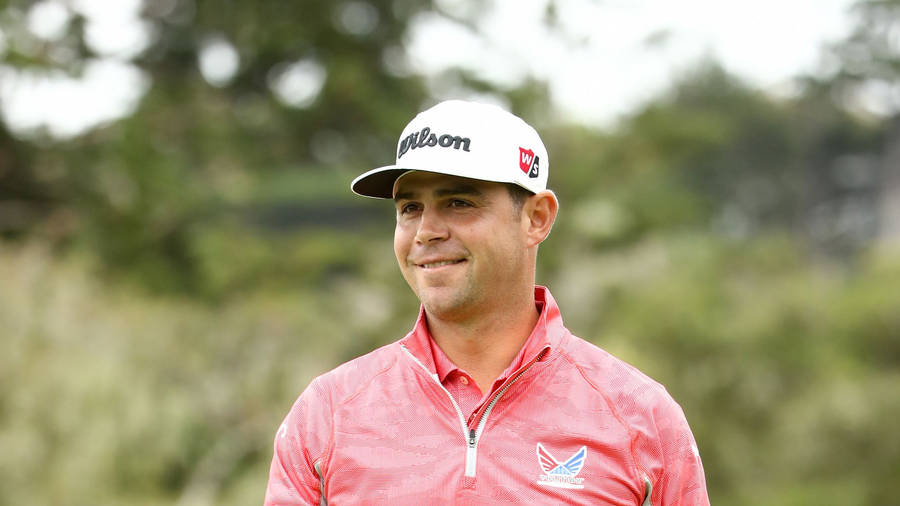 Gary Woodland Smiling Close-up Photo Wallpaper