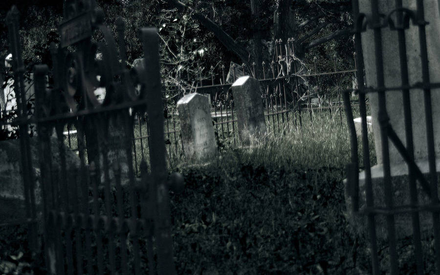 Gated Graveyard Wallpaper