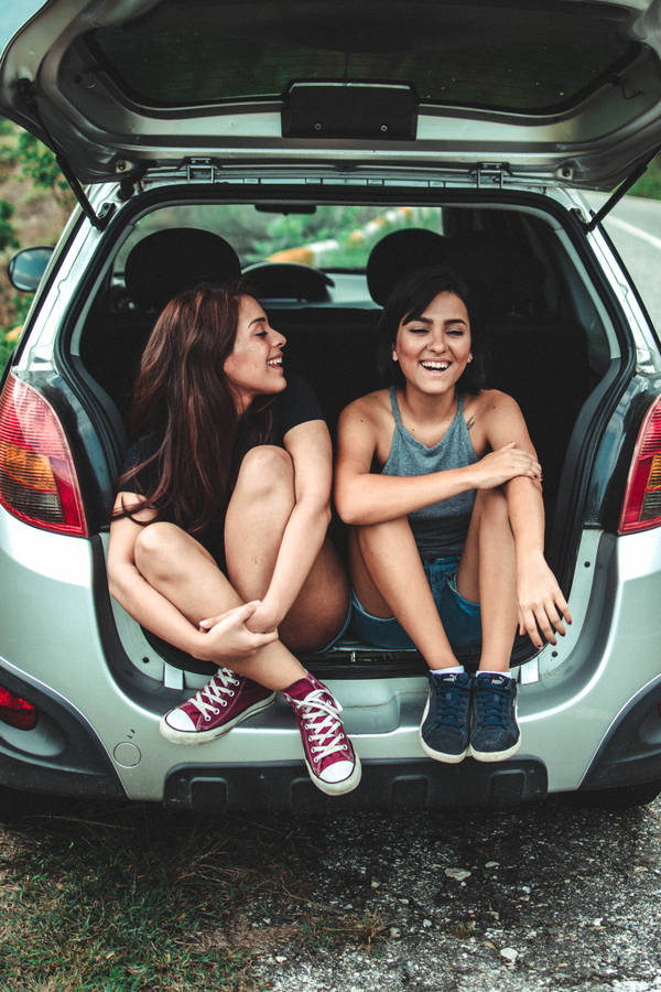 Gay Couple In Car Trunk Wallpaper