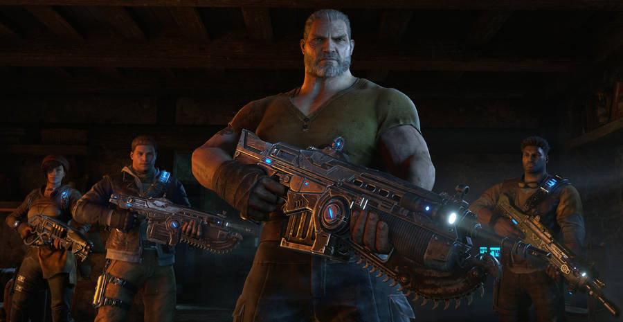 Gears Of War 4 Squad Of Characters Wallpaper