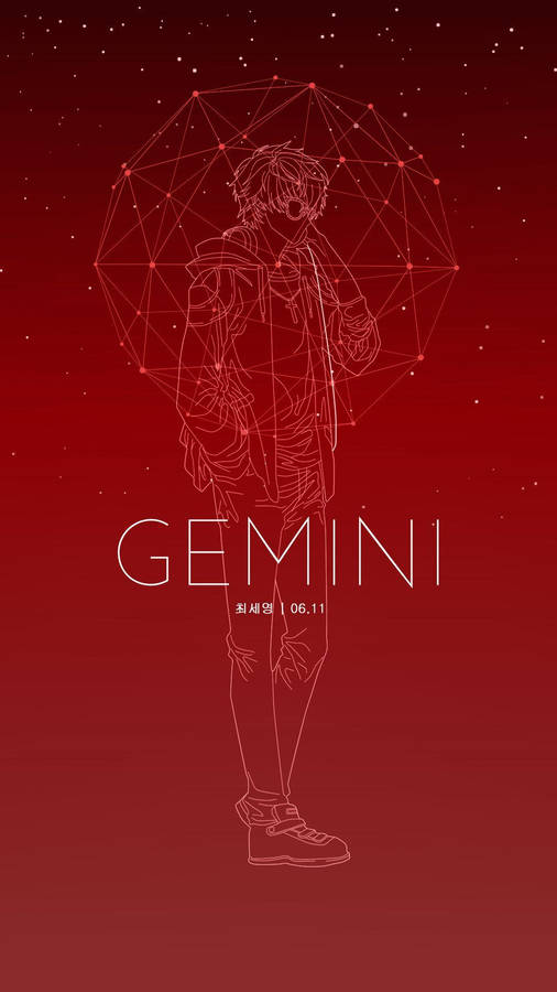 Gemini Starry Red Wallpaper