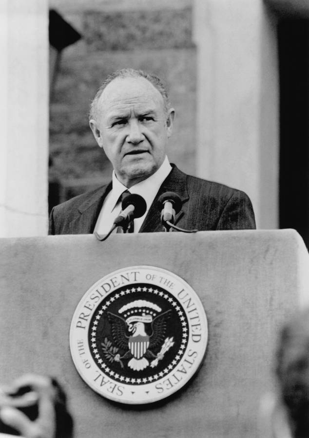 Gene Hackman Delivers Speech Wallpaper