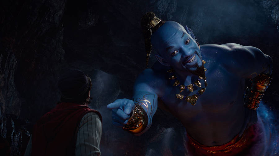 Genie In Aladdin Live Action Wallpaper