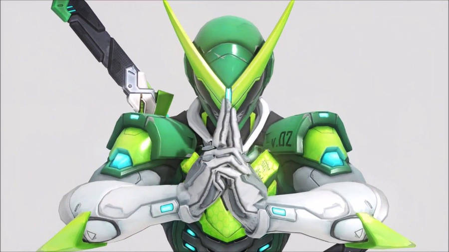 Genji Sentai Skin Overwatch Wallpaper