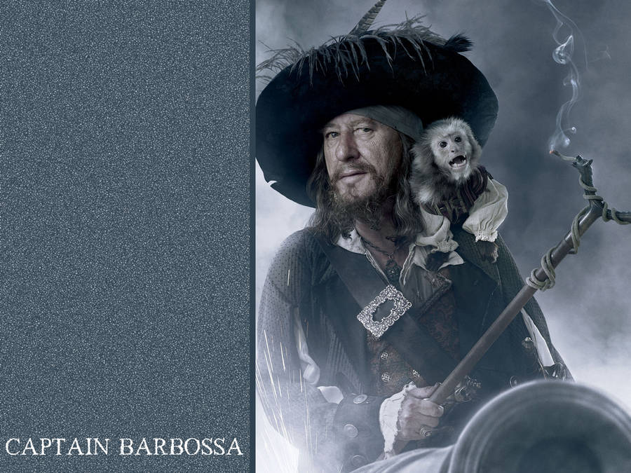 Geoffrey Rush Hector Barbossa Pirate Film Wallpaper